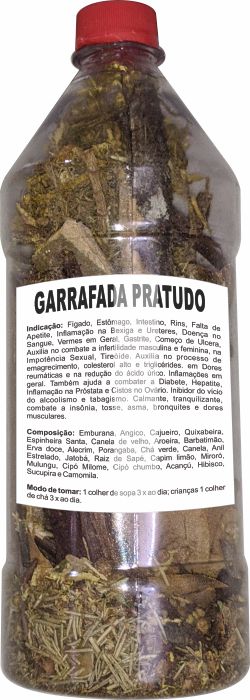 Garrafada Pratudo Para Tudo Medicinal Indígena